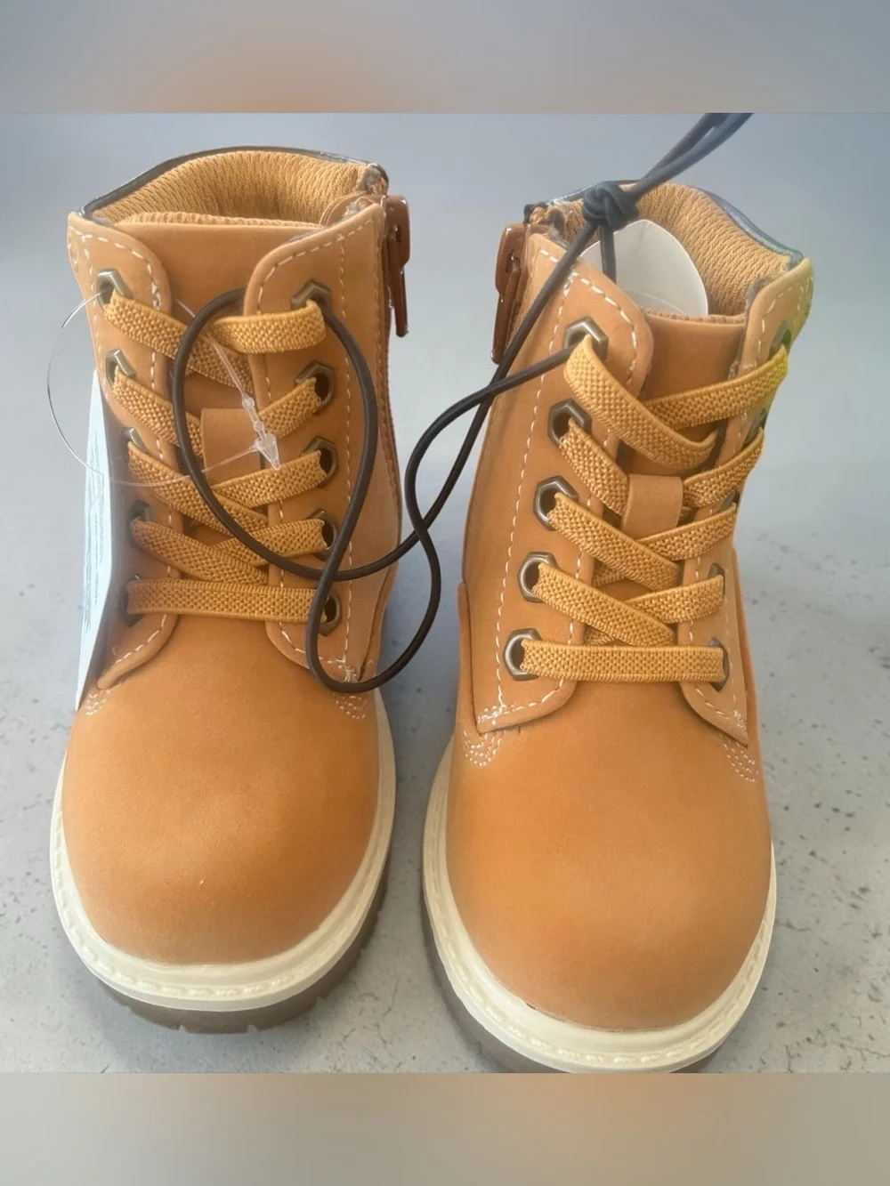 NWB Kids Classic Tan Lace-Up Adventure Boots